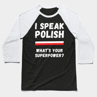 Funny Polish design Baseball T-Shirt